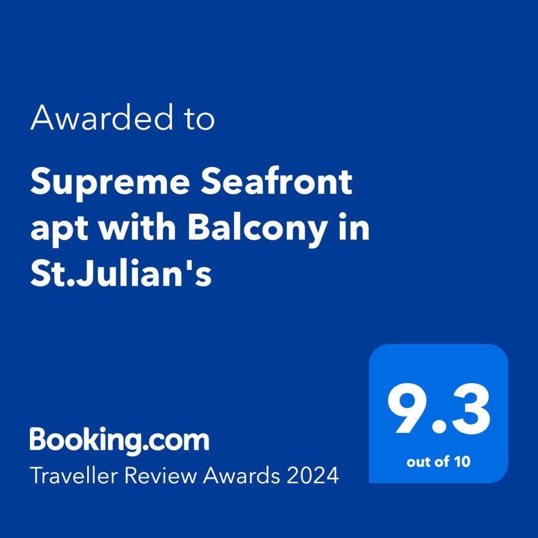 Appartement Supreme Seafront With Balcony In St.julian's